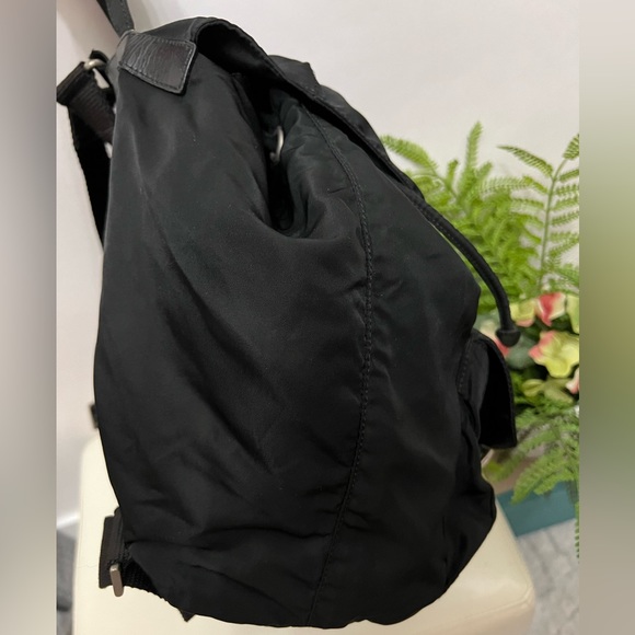 Prada Black Vela Nylon Zainetto Backpack Bag - Picture 5 of 14
